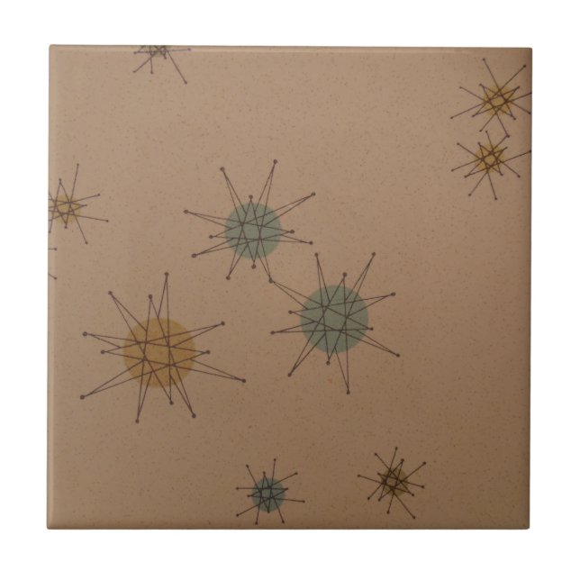 Azulejo De Cerâmica Pulso de disparo de Starburst (Frente)