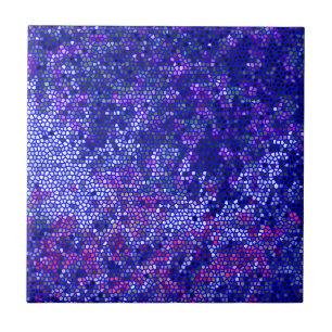 AZULEJO DE CERÂMICA  PURPLE RICO PROFUNDO, AZUL, PINCO, PONTOS PEQUENOS