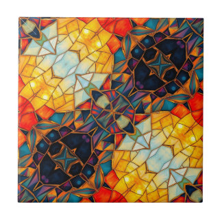 Azulejo De Cerâmica Púrpura Diagonal