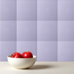 Azulejo De Cerâmica Púrpura pastel de couro maciço de cor simples<br><div class="desc">Design púrpura de couro maciço de cor simples.</div>