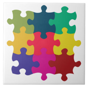 Azulejo De Cerâmica Puzzle