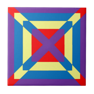 Azulejo De Cerâmica Quadrado colorido