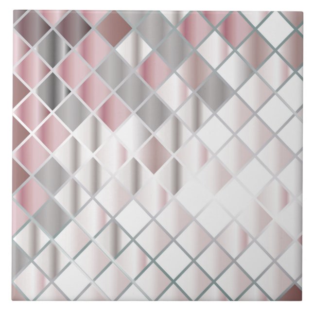 Azulejo De Cerâmica Quadrado de vidro (Frente)