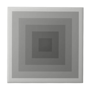 Azulejo De Cerâmica Quadrado Geométrico Preto