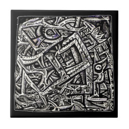 Azulejo De Cerâmica Quadrado Um, de Brian Benson