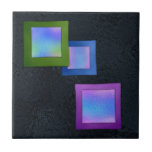 Azulejo De Cerâmica Quadrados coloridos Aspecto de Vidro Dicróico Pret<br><div class="desc">Este design pode ser personalizado escolhendo a opção personalizar para adicionar texto ou fazer outras alterações. Se este produto tiver a opção de transferir o design para outro item, certifique-se de ajustar o design para o ajustado, se necessário. Entre em contato comigo em colorflowcreations@gmail.com se desejar usar este design em...</div>