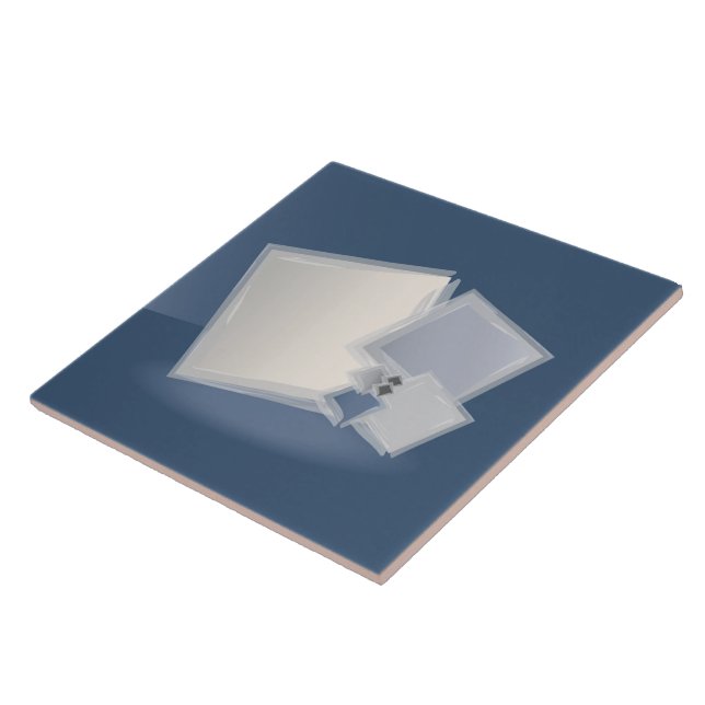 Azulejo De Cerâmica Quadrados Fibonacci Rolling (Lateral)