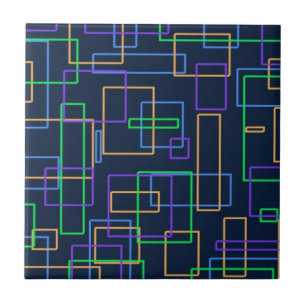 Azulejo De Cerâmica Quadrados Funky