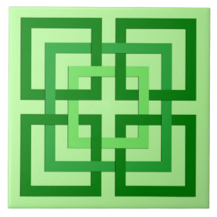 Azulejo De Cerâmica Quadrados, verde da hortelã e esmeralda