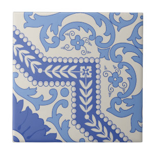 Azulejo De Cerâmica Quadro botânico carregado