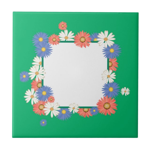 Azulejo De Cerâmica Quadro da ventoinha (Frente)