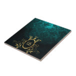 Azulejo De Cerâmica Quadro dourado personalizado do Damask<br><div class="desc">Design de quadro ouro para Damask personalizado. Você é bem-vindo a visitar minha loja para produtos mais bonitos.</div>