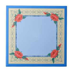 Azulejo De Cerâmica quadro rosa