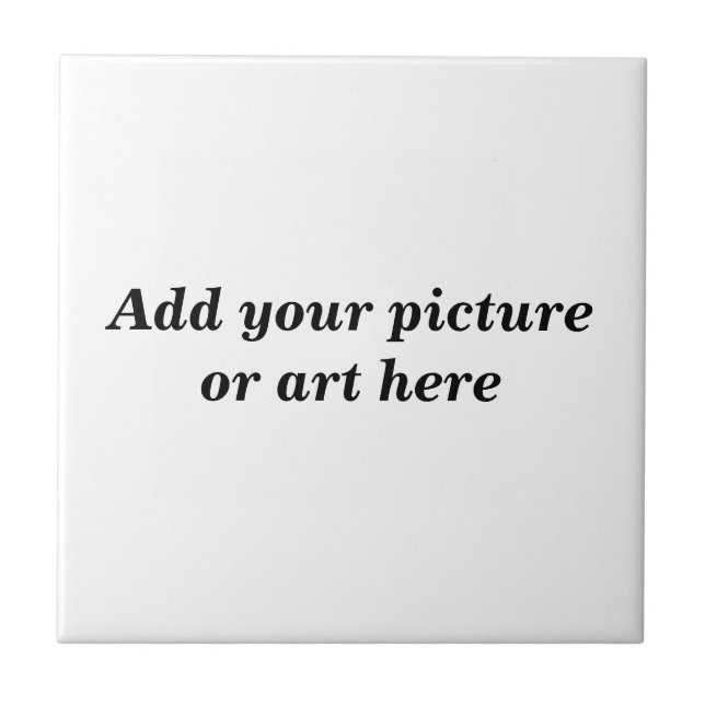 Azulejo De Cerâmica Qualquer imagem_ (Frente)