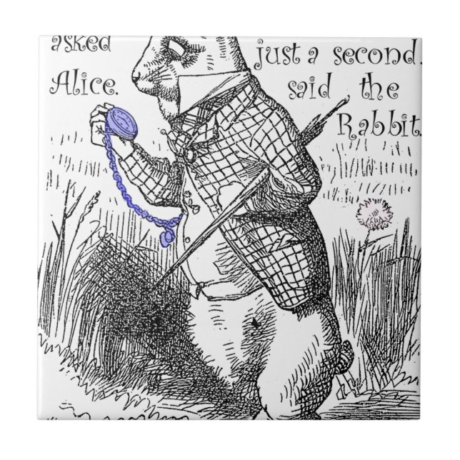 Azulejo De Cerâmica Quanto tempo é o forever? (Frente)