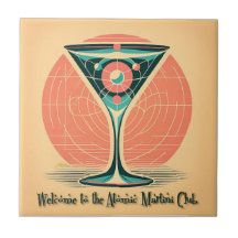 Quantum Entanglement Atomic Martini Club Cocktail