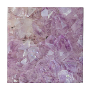 Azulejo De Cerâmica Quartzo de cristal violeta Pastel