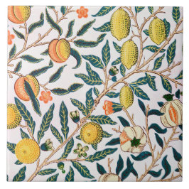 Azulejo De Cerâmica Quatro Frutas, William Morris