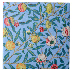 Azulejo De Cerâmica Quatro Frutas, William Morris