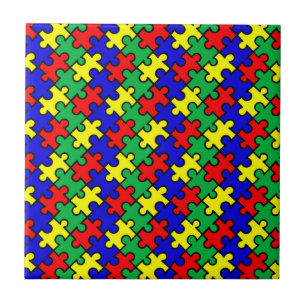 Azulejo De Cerâmica Quebra-cabeça sem costura, Jigsera Padrão-22675