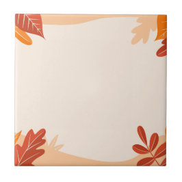 Azulejo De Cerâmica Queda do outono - Colheita de Ação de Graças