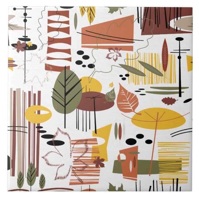 Azulejo De Cerâmica Queda retro Ir-Ir (Frente)