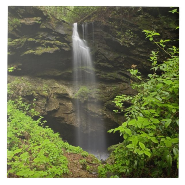 Azulejo De Cerâmica Quedas de água caindo na pia, Whiteoak Sink, (Frente)