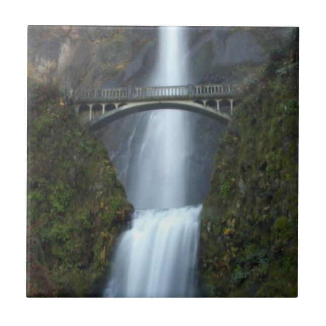 Azulejo De Cerâmica Quedas de Multnomah (Frente)