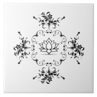 Azulejo De Cerâmica Queen Lotus