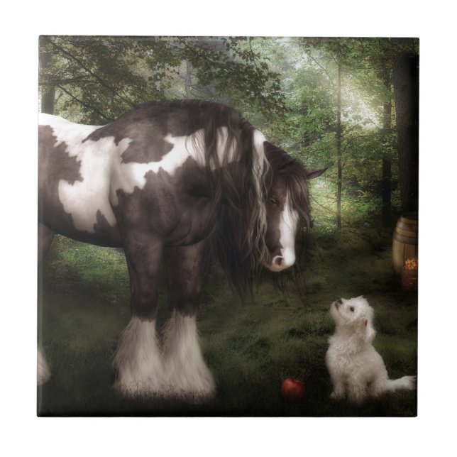 Azulejo De Cerâmica Queira jogar (Frente)