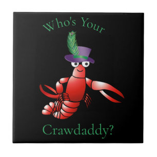 Azulejo De Cerâmica Quem é o seu Crawdaddy? Thunder_Cove