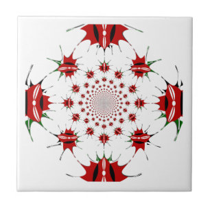 Azulejo De Cerâmica Quênia Mágico: Kaleidoscope 🇰 identidade cultural