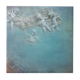 Azulejo De Cerâmica querubins 3D