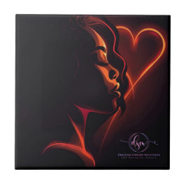 AZULEJO DE CERÂMICA  QUESTÃO DO CORAÇÃO Nº 2