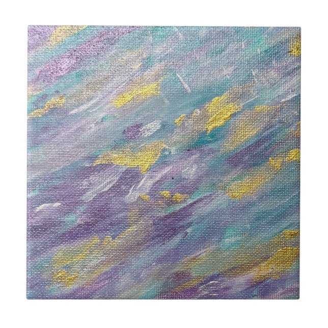 Azulejo De Cerâmica Quiet Reign Modern Art (Frente)