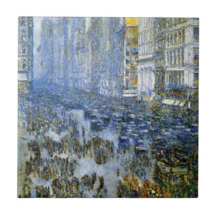 Azulejo De Cerâmica Quinta Avenida no inverno (Nova Iorque) (NYC, EUA)