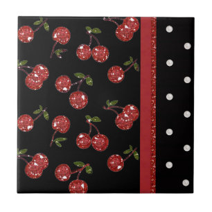 Azulejo De Cerâmica RAB Rockabilly Muito Cherry Black