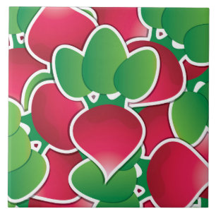 Azulejo De Cerâmica Rabanete