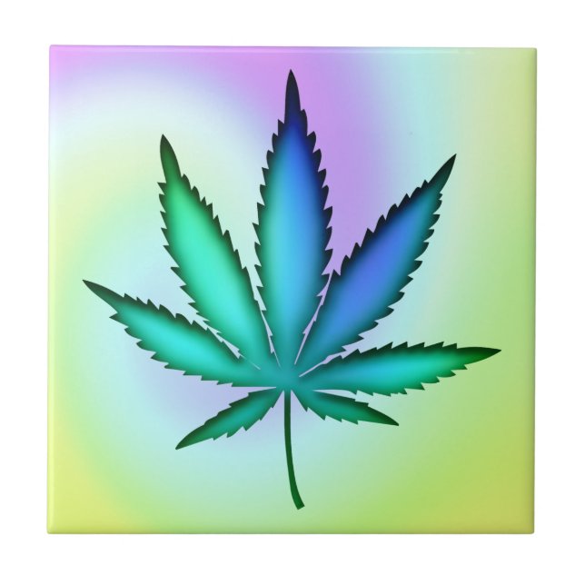 Azulejo De Cerâmica Rainbow Love (Frente)