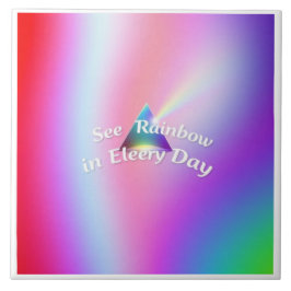 Azulejo De Cerâmica Rainbow Reflections