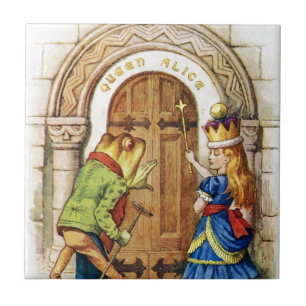 Azulejo De Cerâmica Rainha Alice & o sapo no país das maravilhas