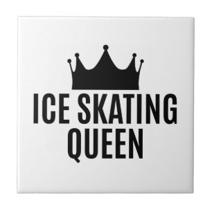 Azulejo De Cerâmica Rainha Ice de Patinação - Patinação no Gelo