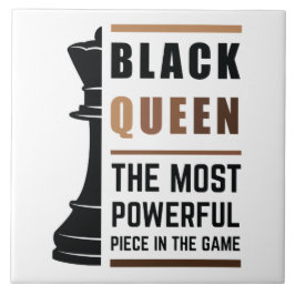Azulejo De Cerâmica Rainha Negra A Peça Mais Poderosa Do Jogo 2