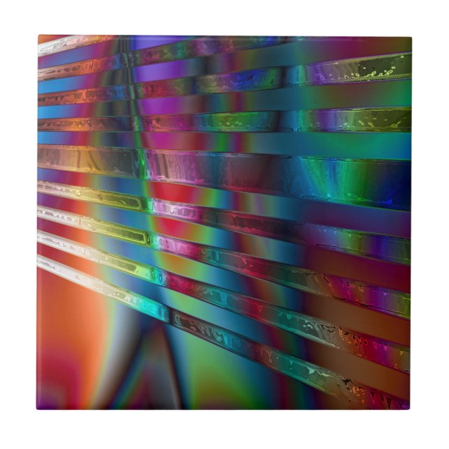 Azulejo De Cerâmica Raios de Croma (Frente)