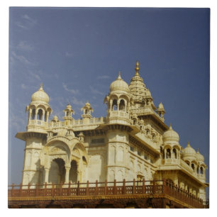 Azulejo De Cerâmica Rajasthan, Índia Uma mulher em pé e aciente