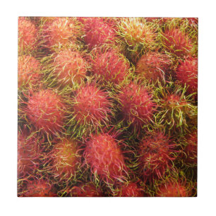 Azulejo De Cerâmica Rambutan Tropical Fruta