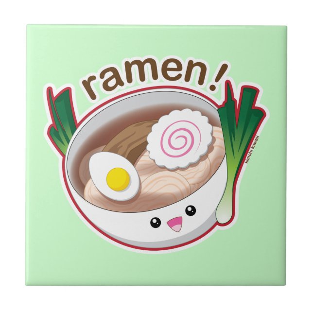 Azulejo De Cerâmica Ramen! (Frente)