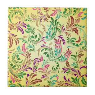 Azulejo De Cerâmica Ramificações - Padrão Design-444555