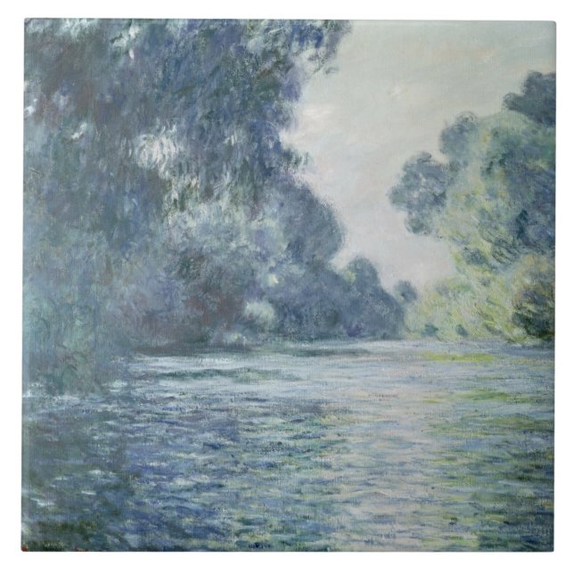 Azulejo De Cerâmica Ramo de Claude Monet | do Seine perto de Giverny (Frente)