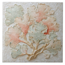 Azulejo De Cerâmica Ramo de Mar Costeiro de Coral Macio e Areia